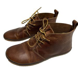 VivoBarefoot Gobi Brown Leather Barefoot Boots Womens Size 8.5/9 EU 40 Shoes